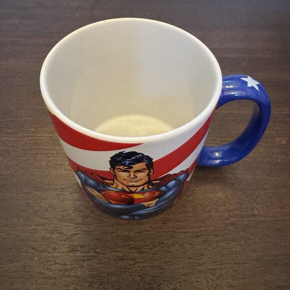 VTG Superman Large Coffee Mug Warner Bros. Studio Store Exclusive DC Comics 2001 - Picture 5 of 15